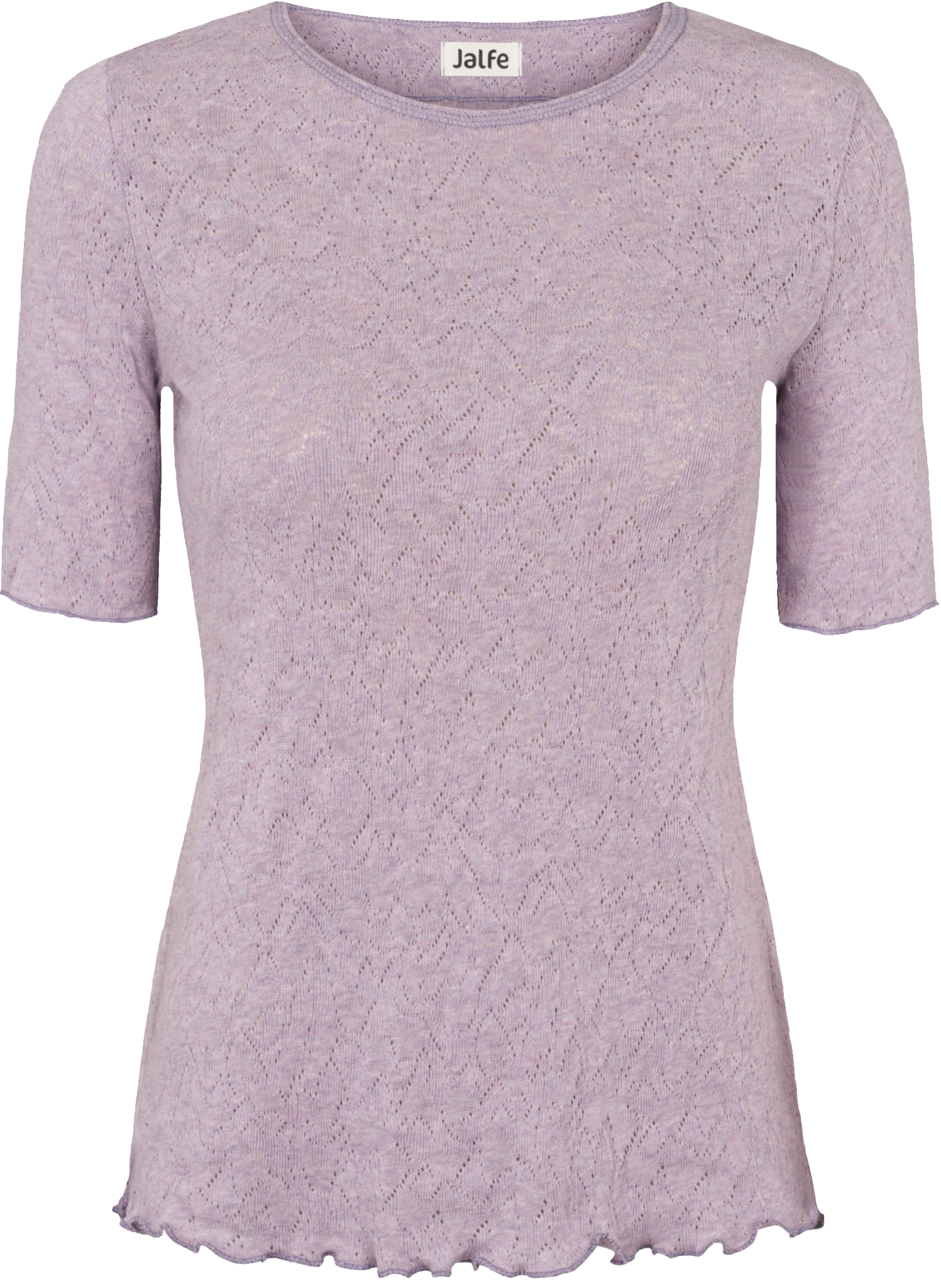 Shirt s/s jacquard organic cotton